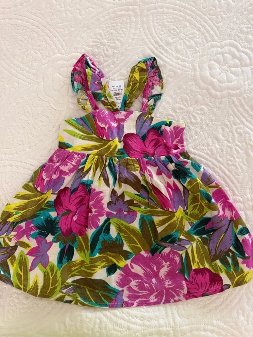 Baby gap floral dress NWT